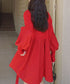 Lantern Sleeve Dress